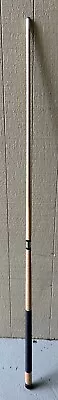 Vintage Pool Cue Stick Unknown Maker Maple Wood 2 Piece With Wrap 19 Ounce 58  • $125