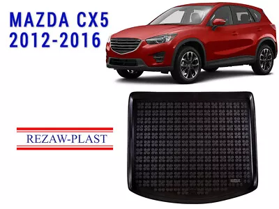 Cargo Mat For Mazda CX5 2012-2016 Rear Rubber Trunk Cover Tray Molded Black Blk • $89.99