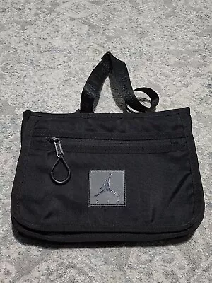 Nike Air Jordan Collaborator Belt Bag Fanny Pack Black Multiple Pocket CHEAP • $31.49