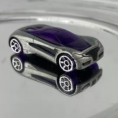 Hot Wheels 2005 Iridium Accelerators McDonald's Happy Meal Toy Silver Purple  • $2.97