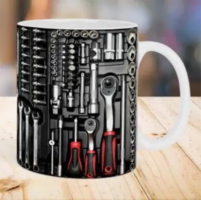 Tool Box / Father / Mechanic / Dads Coffee Mug • $22