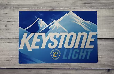 Keystone Light Beer Vintage Style Tin Bar Sign Poster Man Cave Collectible New • $9.99