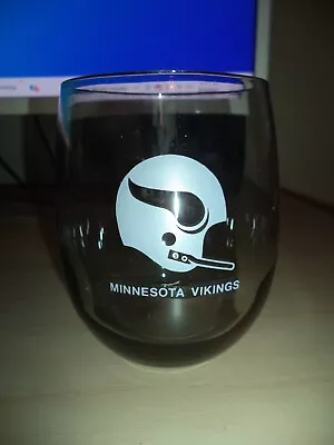 Minnesota Vikings NFL Football Smoke Colored Cocktail Glass  • $8.99