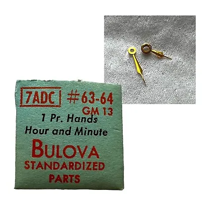 Vintage Bulova Watch Part 7ADC #63-64 GM 13 Hands Hour & Minute Watch Material • $14.99