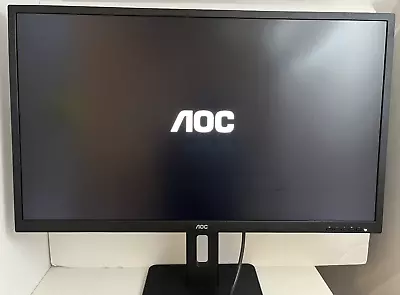 AOC Q32P2 LED Monitor (LED Backlight) 32 Inch 2 X HDMI 2560 X 1440 QHD Speakers • £120