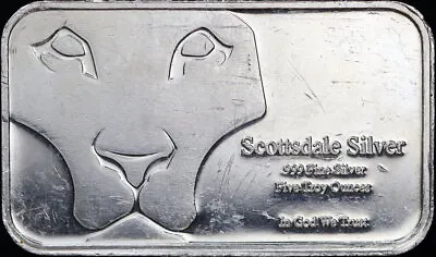 Scottsdale Mint Prey 5 Oz .999 Fine Silver Art Bar • £166.28