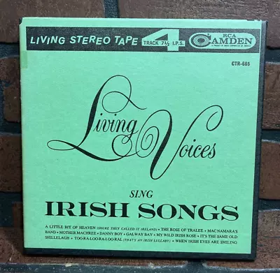 Living Voices Sing Irish Songs 4-track 7 1/2 IPS Reel-to-Reel • $15.99