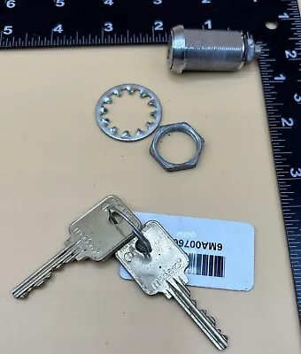 Medeco Safe Lock 72S With 2 Working Keys 1 1/8  LOCKPORT • $21.99