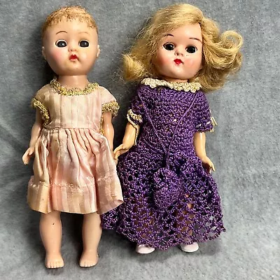 VTG Doll Lot Ginnie Or Muffie Clone Dolls Sleep Eyes Jointed • $39.99