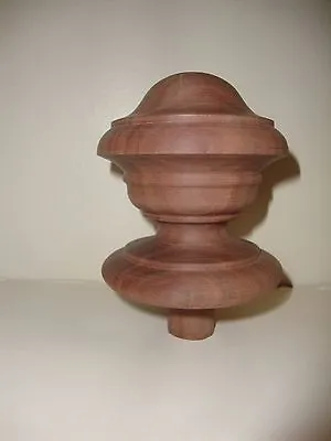 WOOD FINIAL UNFINISHED FOR NEWEL POST FINIAL OR CAP  Finial #92 • $27.95