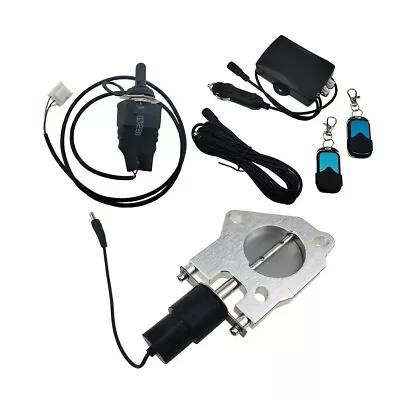 3'' Electric Exhaust Cutout Valve Cut Out Kit W/Manual And Remote Switch 3 Inch • $60.99