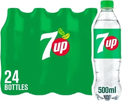 7UP Free - Lemon & Lime Flavoured Fizzy Drink - Sugar-Free - 24 X 500 Ml • £25.79