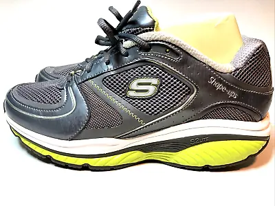 Women’s Skechers Rare Shape Up Size 9.5 Walking Shoe Lime Green Gray. • $0.99