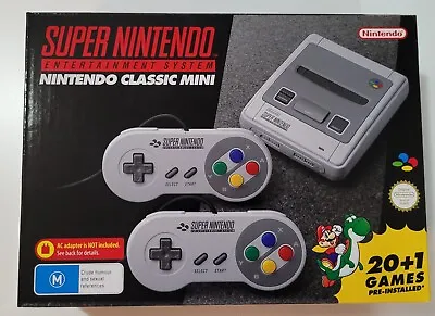 Super Nintendo Classic MINI Console With 21 Games SNES *NEW* • $250.75