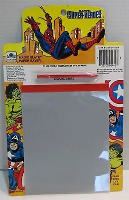 1988 Golden Marvel Super Heroes Magic Slate Spider-Man UNUSED • $19.99