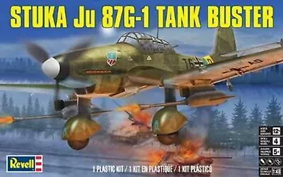 $16.29 • Buy Revell 1/48 German Stuka Ju87 G1 Tank Buster 855270