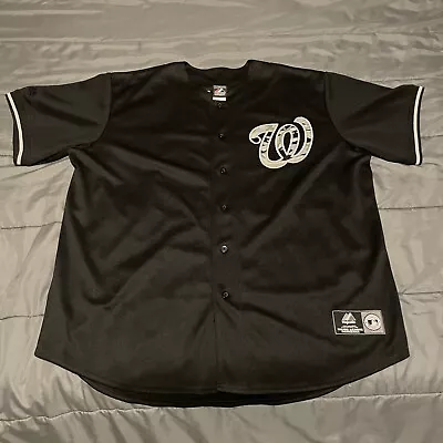 Washington Nationals #34 Bryce Harper Camo Jersey Size X-Large Black • $27.97