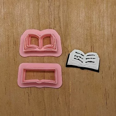 Open Book 2-Piece Cutter Set For Ceramics Pottery Polymer Clay Fondant • $11.99