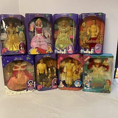 $160 • Buy Vintage Disney Classics Barbie Doll Collection Lot