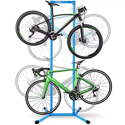 4 Bike Storage Rack Garage(Max 240lbs) Freestanding Gravity Bicycle Rack • $119.97