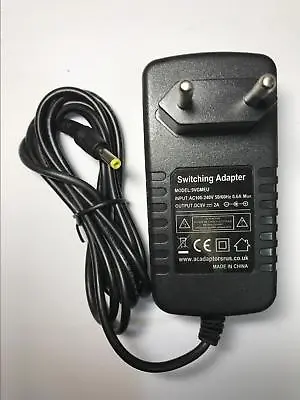 EU Logitech Squeezebox Duet Receiver 9V AC-DC Switching Adapter Charger • £11.90