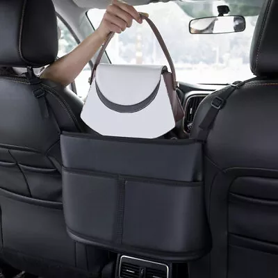 Car Interior Seat Storage Bag Handbag Organizer Holder Bag Auto Accessories • $24.42