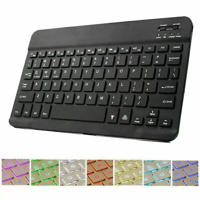 Wireless Backlit Keyboard For Samsung Tab A 7  8  9.7  10.5  SM-T510 T590 Tablet • $18.89