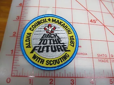 Aloha Council Collectible 1987 Makahiki Back To The Future Patch With Loop (y20) • $4.99