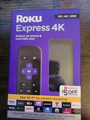 Roku Express 4K 3940 HDR Media Streamer • $18