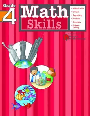 $3.66 • Buy Math Skills: Grade 4 (Flash Kids Harcourt Family Learning) - ACCEPTABLE