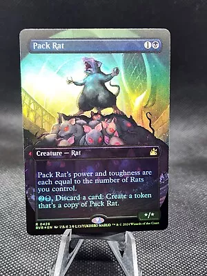 MTG - [FOIL] Pack Rat (Anime Borderless) - Ravnica Remastered  • $8.49