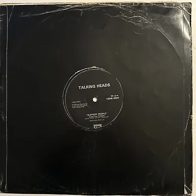 Talking Heads Slippery People 12 Inch Vinyl Single Record UK 1984 EMI VG+G • £8.99