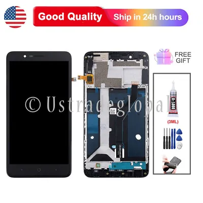 For ZTE Blade Z Max Z982 6  LCD Display Touch Screen Digitizer Frame Replacement • $25.99