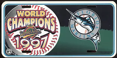 1997 Florida Marlins World Series Champions Souvenir License Plate • $3