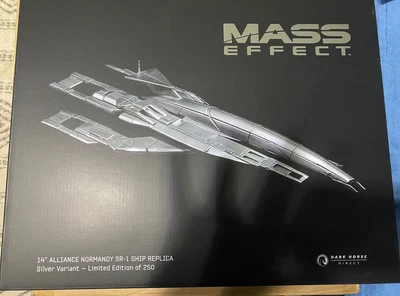 $320 • Buy MASS EFFECT: ALLIANCE NORMANDY SR-1 Ship Replica Silver Variant Brand New Sealed