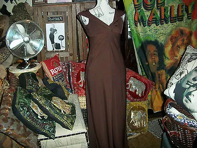 MELISSA MASSE Sassy Chocolate Dress Size S • $18
