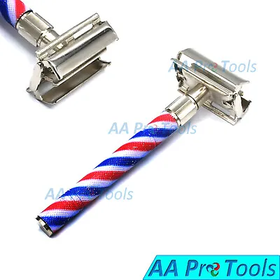 Safety Razor Metal Double-Edged Shaving Manual Mustache Removal Traditional New • $8.49