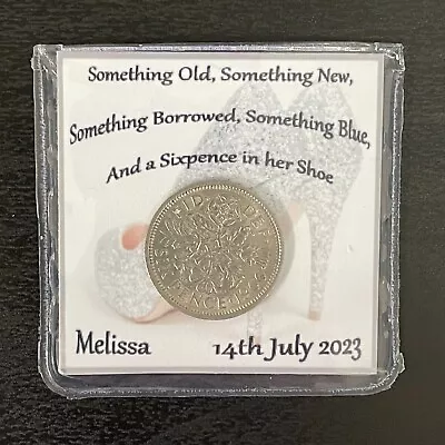 £2.49 • Buy Lucky Sixpence Wedding Gift Celebrate Present Good Luck Charm Personalised
