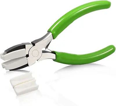 Flat Nose Plier Nylon Jaw Pliers Mini Wire Bending Jig Wire Straightentener Jewe • $28.84