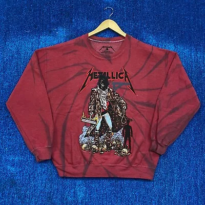 Metallica The Unforgiven Heavy Metal Tie Dye Crewneck M • $60