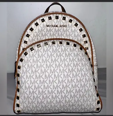 Michael Kors Rhea Signature Medium Backpack. Brand New • $170