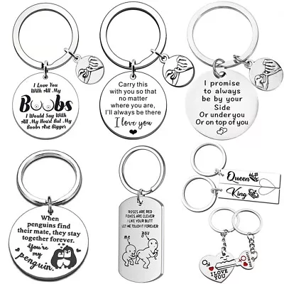 Funny Keyring Valentine's Day Gift For Husband Wife Girlfriend Boyfriend Present • £3.99