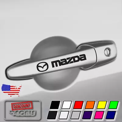 5x Door Handle Decal For MAZDA Miata Mazda 3 Mazda 6 CX-5 Roadster • $11.95