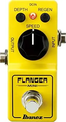 Ibanez MINI Series Flanger FLMINI (15 X 10 X 10cm) Yellow Full Analog Circuit • $127.24