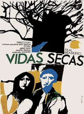 $59 • Buy Vidas Secas, Dry Lives Movie Decoration Poster.Graphic Art Interior Design 3171