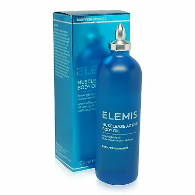 Elemis Musclease Active Body Oil 3.3 Oz / 100 Ml Exptn. 12/2025 Relaxing New Box • $36.99