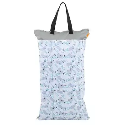 Large Hanging Wet/Dry Cloth Diaper Bag Waterproof Baby Inserts Nappy Laundry Sto • $17.86