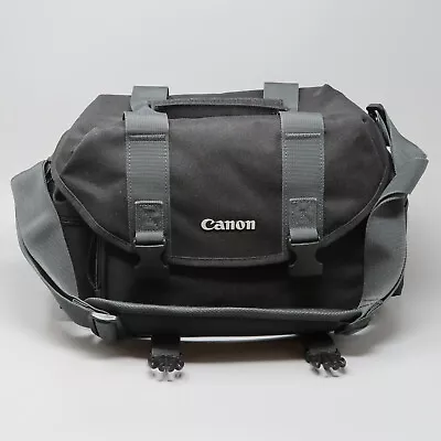 Canon Rebel Gadget Bag Carry Case Padded DSLR Digital Camera Shoulder Strap EOS • $19