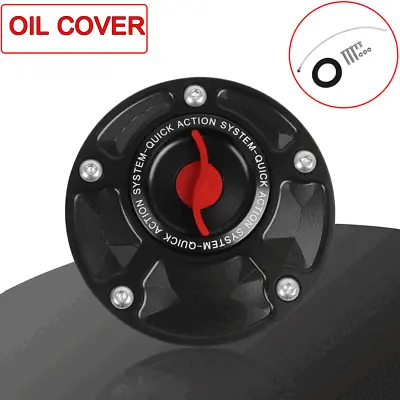 For Yamaha YZF R6 R1 R25 MT07 09 YZF750R FZ1 CNC Keyless Gas Fuel Tank Cap Cover • $34.52