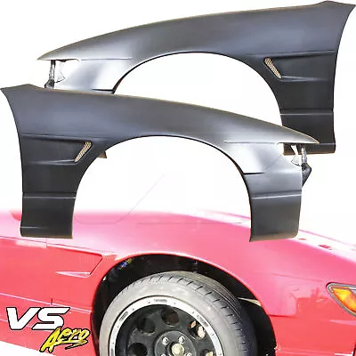 VSaero FRP TKYO V1 Wide Body Fenders (front) 30mm S13 2dr Coupe For Silvia Niss • $532